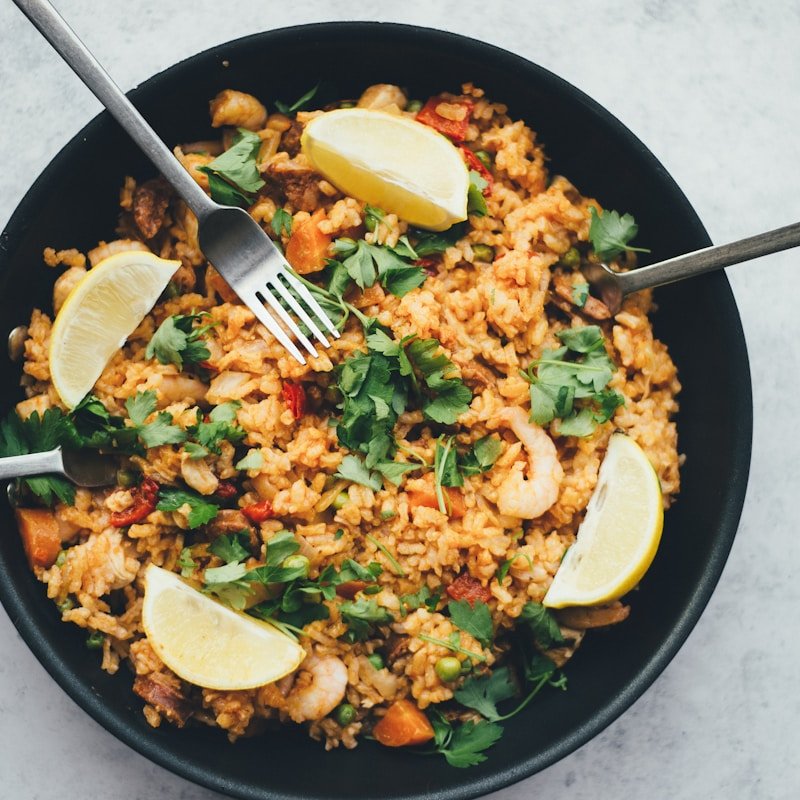 Chunky Beef with Ghanaian Jollof Rice